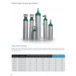 Portable oxygen converter gas cylinders Size 21.3 Lite with CGA870 Valve, Pressure Gauge, Filter Element  شػóѧ OXYGEN    Ҵ 21.3 Ե  Ѻ