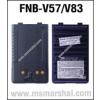 Battery Pack แบตเตอรี่ ถ่านชาร์ทYaesu Vertex VX-912,915,170 FNB-V57 V83 1100mAH