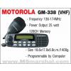 เครื่องวิทยุสื่อสาร ยี่ห้อ Motorola รุ่น GM-338 ย่านความถี่ VHF 136-174 MHz กำลังส่ง 25-30 วัตต์